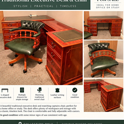 Traditional executive shaped - executive, l-shaped