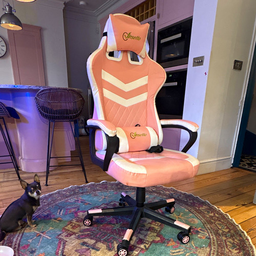 Vinsetto pink faux leather - vinsetto,