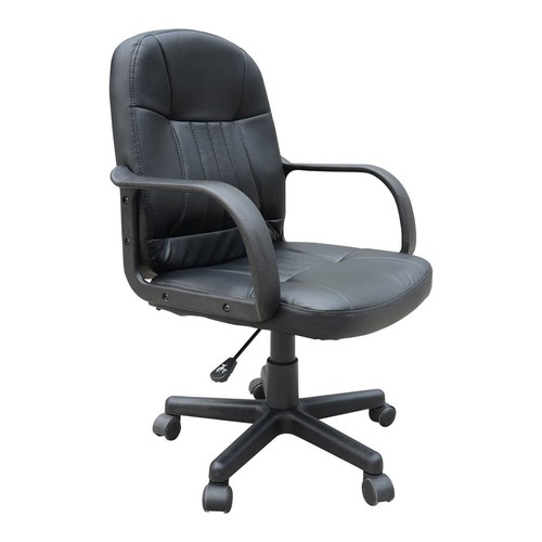 Homcom leather office chair - leather,