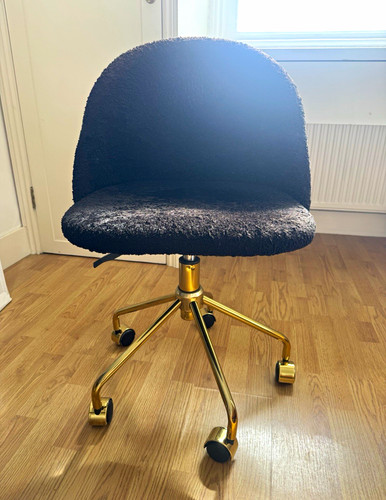 Black boucle swivel task - boucle,