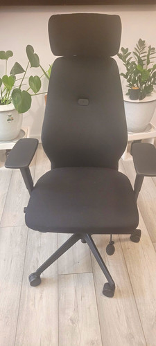 Black ergonomic operator task - black, operator/task