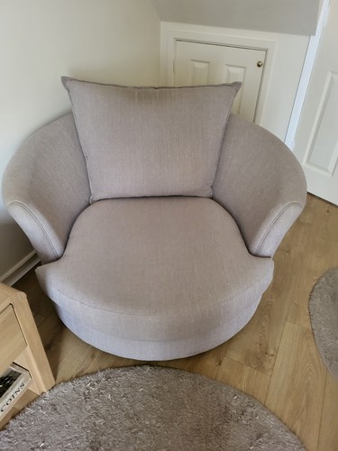 Dfs owen swivel chair oyster - dfs,