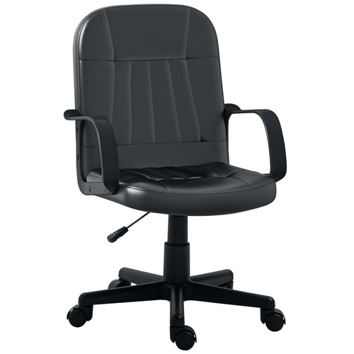 Homcom leather office chair - pu,