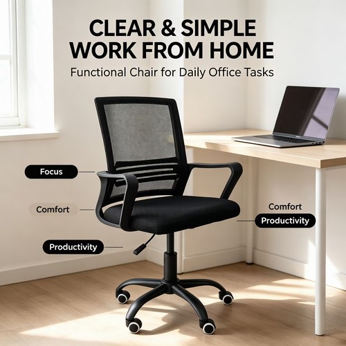 Swivel mesh ergonomic home - ergonomic,