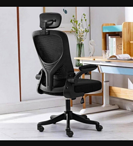 Black mesh office chair - black,
