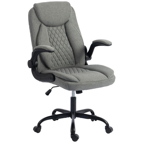 Homcom linen look - linen-look, office