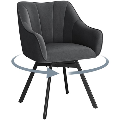 Swivel dining chair - swivel, with