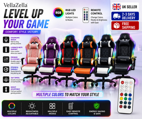 Swivel gaming chair faux - swivel,