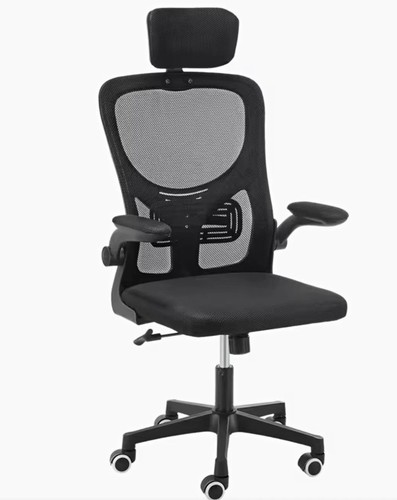 Black executive ergonomic - black, high