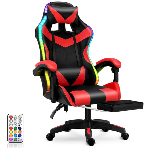 Gaming chair with rgb led - gaming,