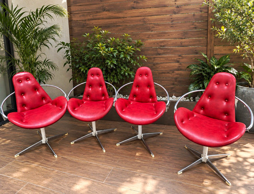 Pair vintage 1970s space - of,