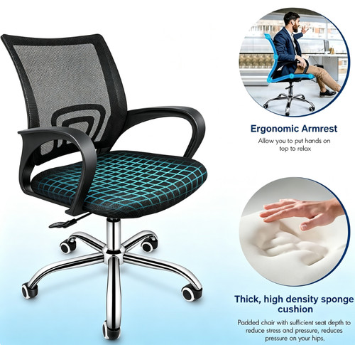 Adjustable height mesh office - height,
