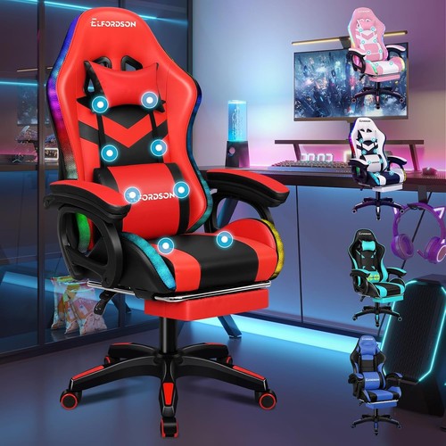 Led gaming chair with - ,