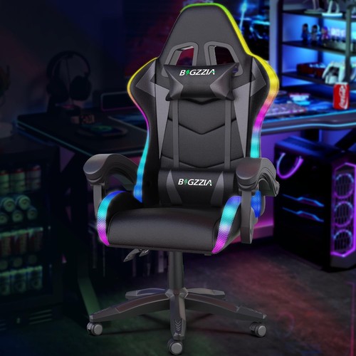 Gaming chair with - gaming, rgb