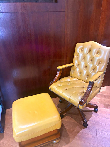 Beige mustard leather - beige/mustard, padded