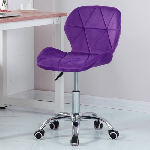 Cushioned velvet computer desk - computer,